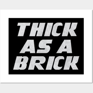 THICK AS A BRICK Posters and Art